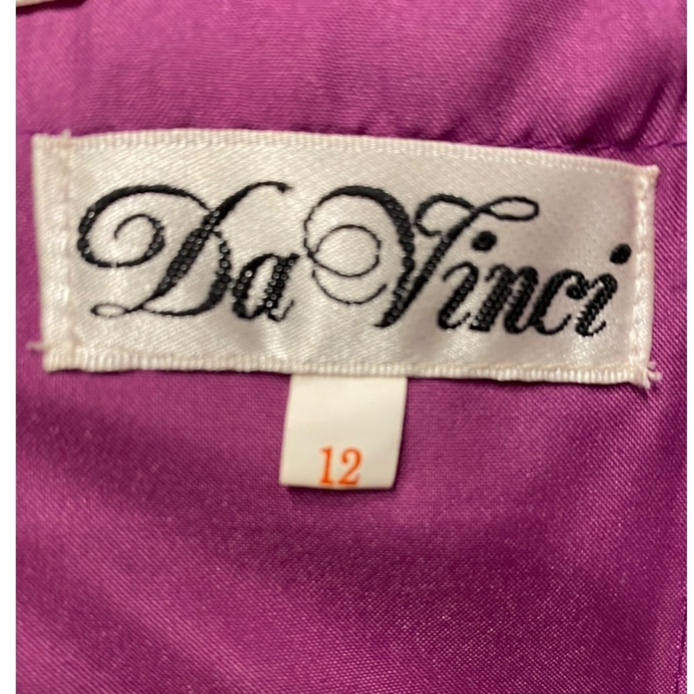 DaVinci | Size 12 | Purple long dress | Prom | Gala | Wedding | Evening Gown - Picture 9 of 10